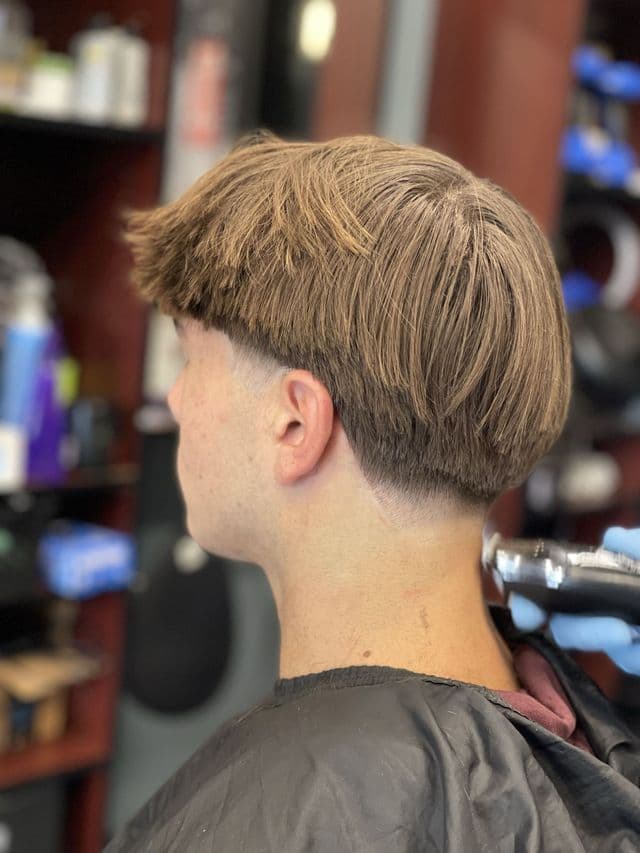 Modern bowl cut at Paramount Styles